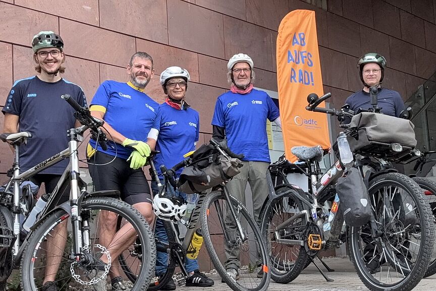 Start in Nagold 5 Radler am Treffpunkt in Nagold