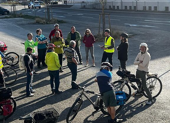 Planungsradtour zum Radverkehrskonzept des Projektbeirats